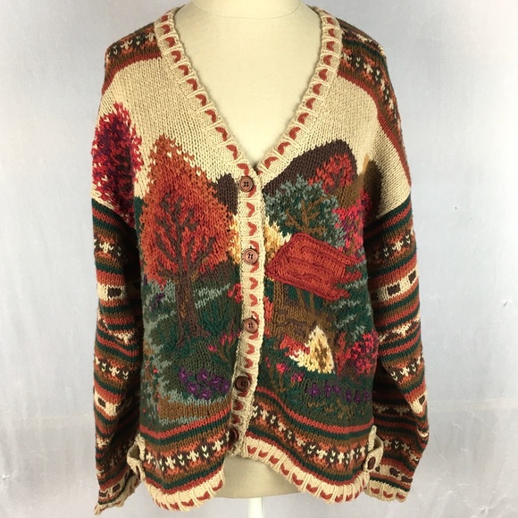 Northern Isle Cardigan Sweater Chunky 